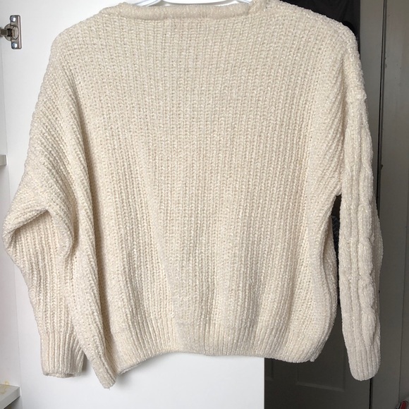 Cropped knit sweater - Picture 3 of 3